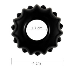 LoveToy Cockring Power Plus Squall Noir